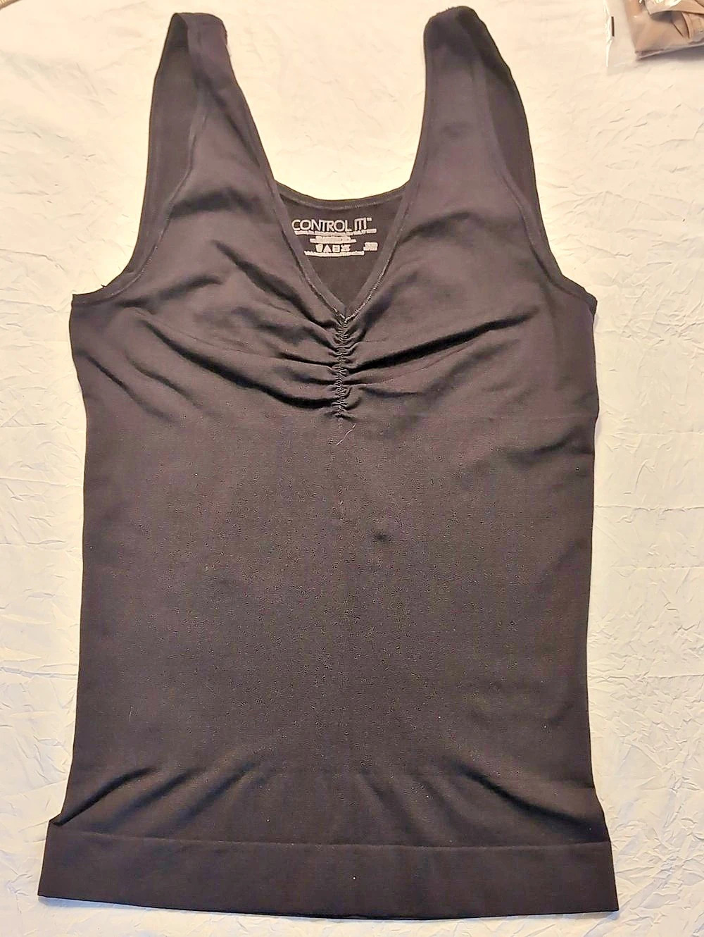 Maidenform Control It Tummy Slimming Shapewear Cami Tank Black Size XL
